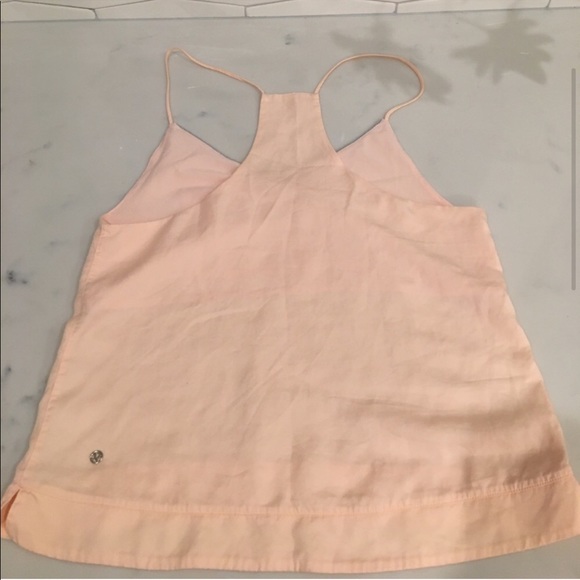 Lululemon Peach Coral Lounge Top - Picture 2 of 5